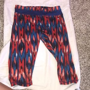 Colorful athletic/yoga/workout capris